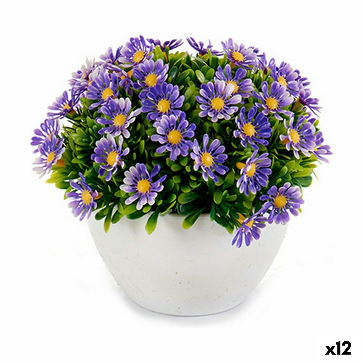 Dekorativ växt Ibergarden Plast Marguerite 14 x 13 x 14 cm (12 antal) - 3