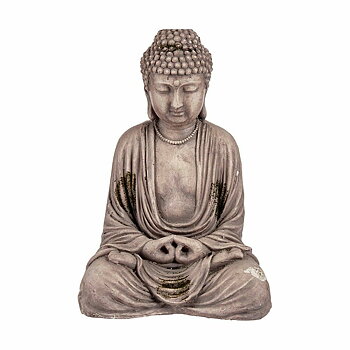 Dekorativ Trädgårdsfigur Buddha Polyresin 22,5 x 40,5 x 27 cm (2 antal)