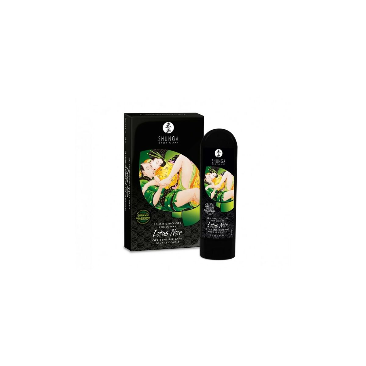Avdomnande gel Shunga Lotus Noir 60 ml