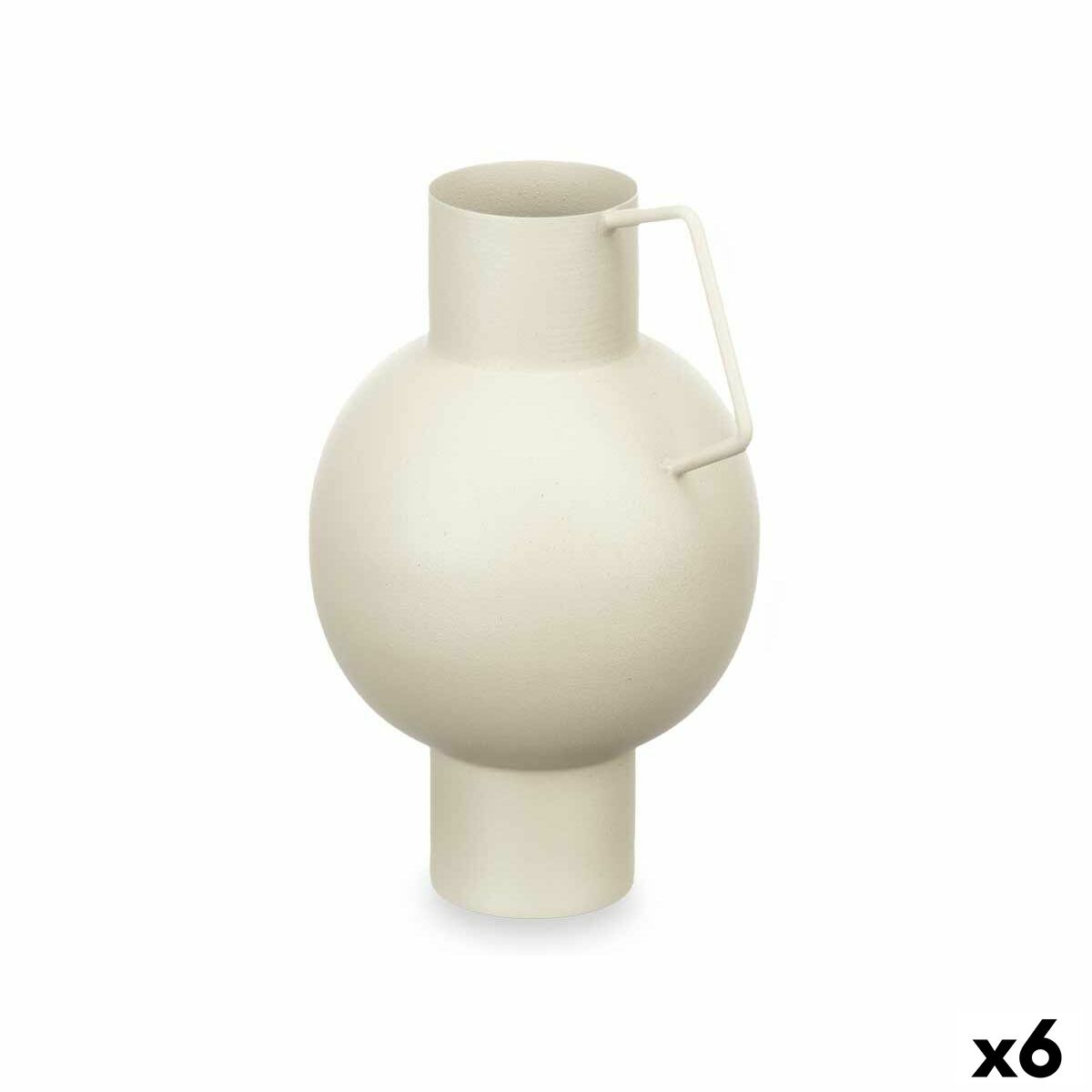 Vas Sfär Ljusbrun Stål 15 x 23 x 13 cm (6 antal)