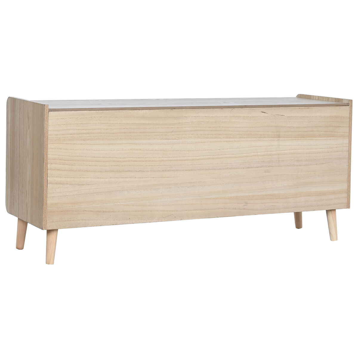 TV-möbler Home ESPRIT Naturell Rattan Paulowniaträ 120 x 35 x 54 cm - 5