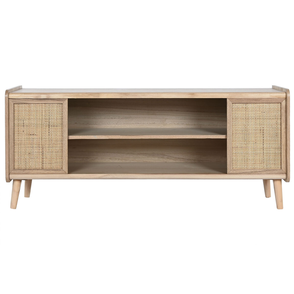 TV-möbler Home ESPRIT Naturell Rattan Paulowniaträ 120 x 35 x 54 cm - 2
