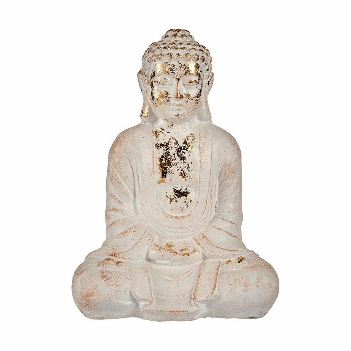 Dekorativ Trädgårdsfigur Ibergarden CC20410 Polyresin Buddha 17 x 37 x 26 cm (4 antal) - 2