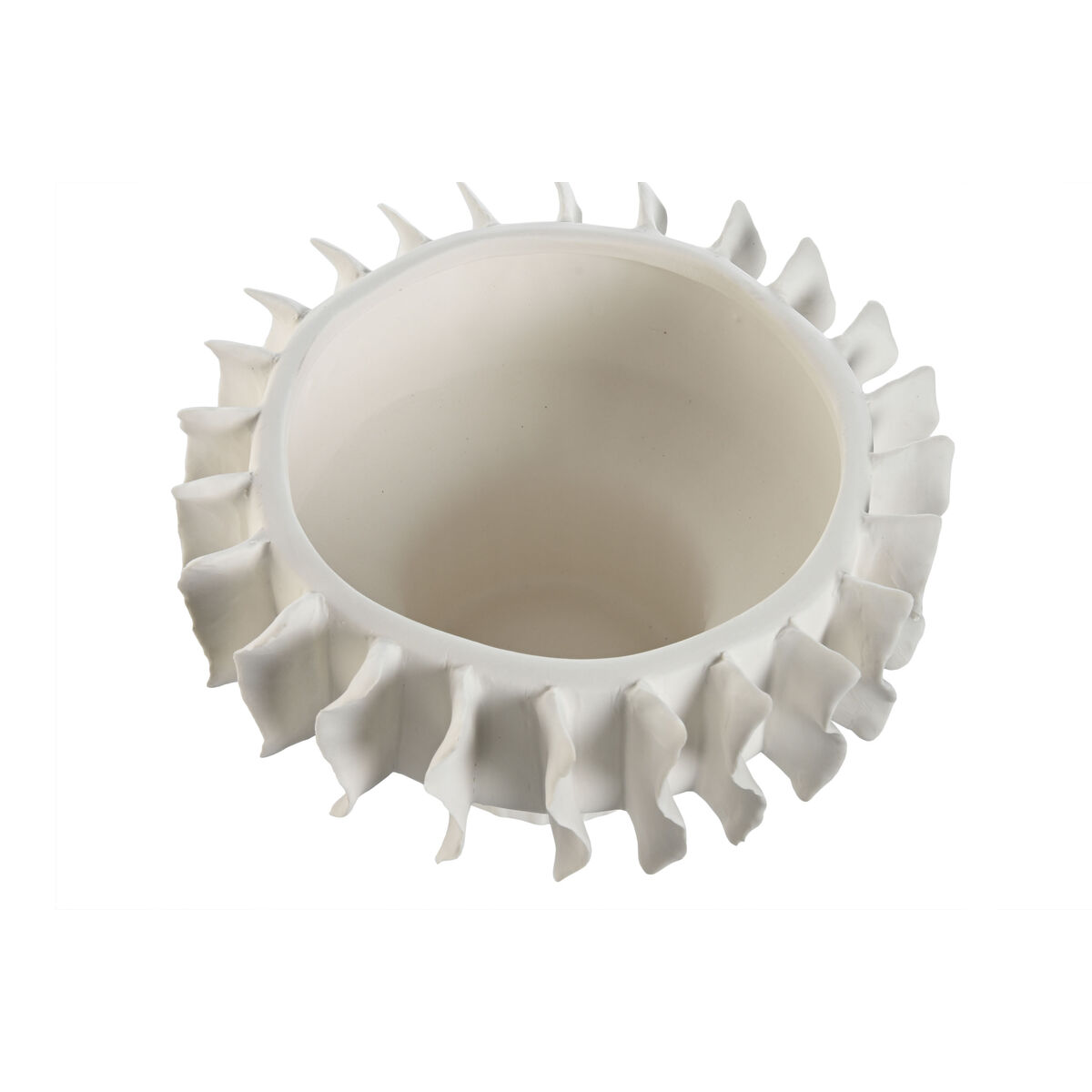 Bordsdekoration Home ESPRIT Vit Keramik 22 x 22 x 14 cm - 2