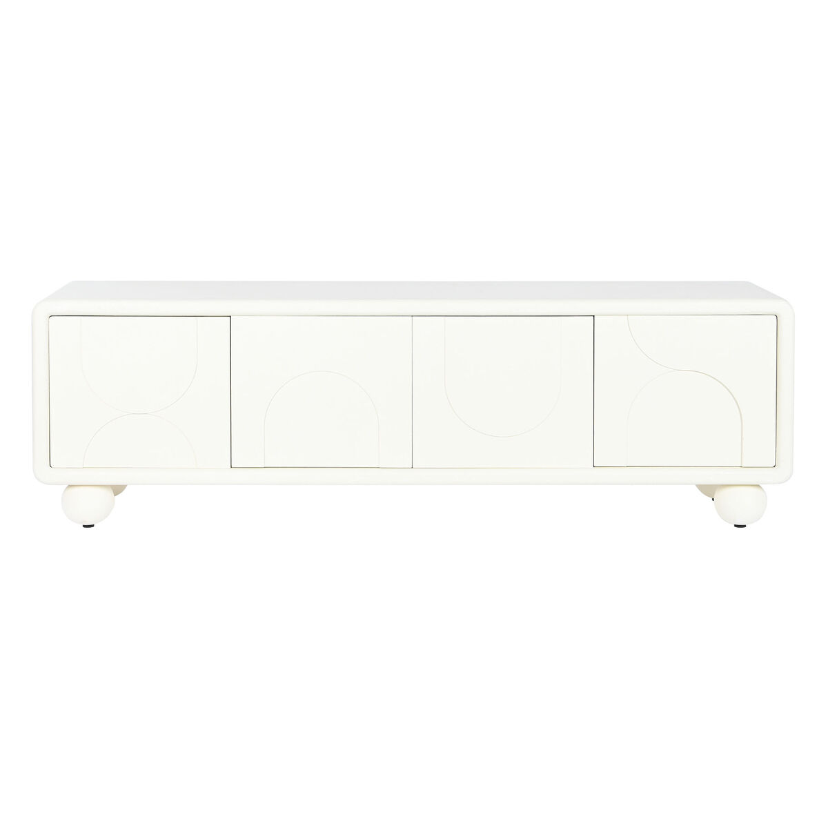 TV-möbler DKD Home Decor Vit Trä MDF 160 x 37 x 50 cm - 5