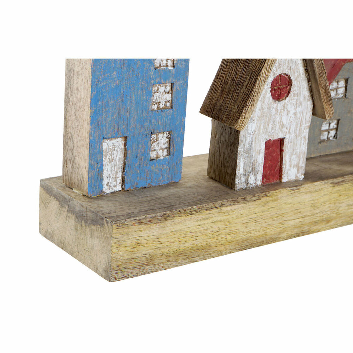 Prydnadsfigur DKD Home Decor Multicolour Järn Hus (60 x 10 x 24 cm) - 6