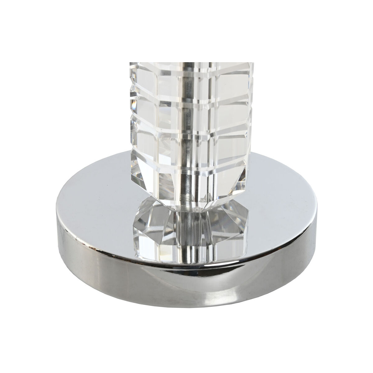 Bordslampa Home ESPRIT Vit Glas 50 W 220 V 25 x 25 x 42 cm - 3