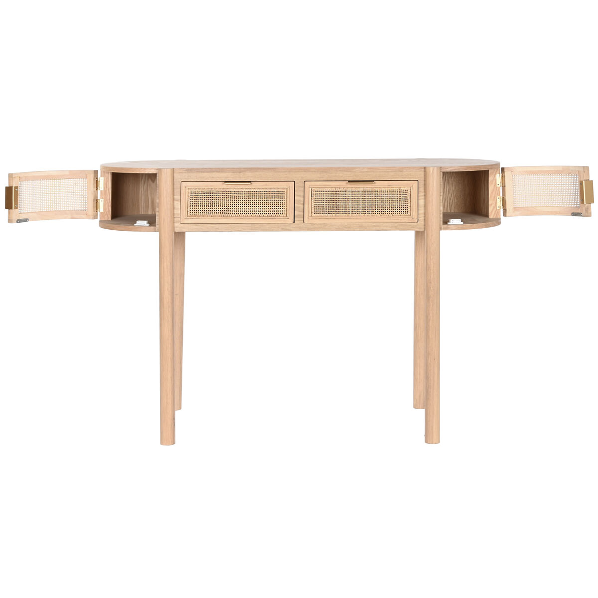 Console Home ESPRIT Gummiträ 110 x 40 x 78 cm - 4