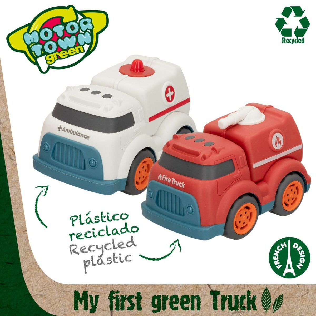 Set med 2 fordon Motor Town 17,5 x 12 x 11 cm (4 antal) - 5