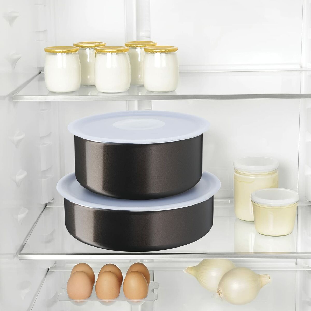 Wokpanna Tefal Svart Aluminium - 2