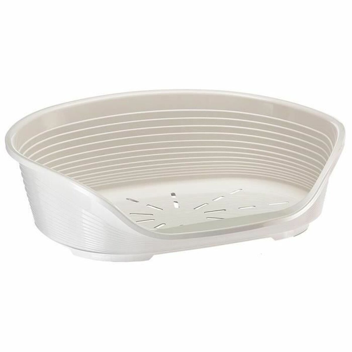 Hundsäng Ferplast Siesta Deluxe 61,5 x 45 x 21,5 cm Vit