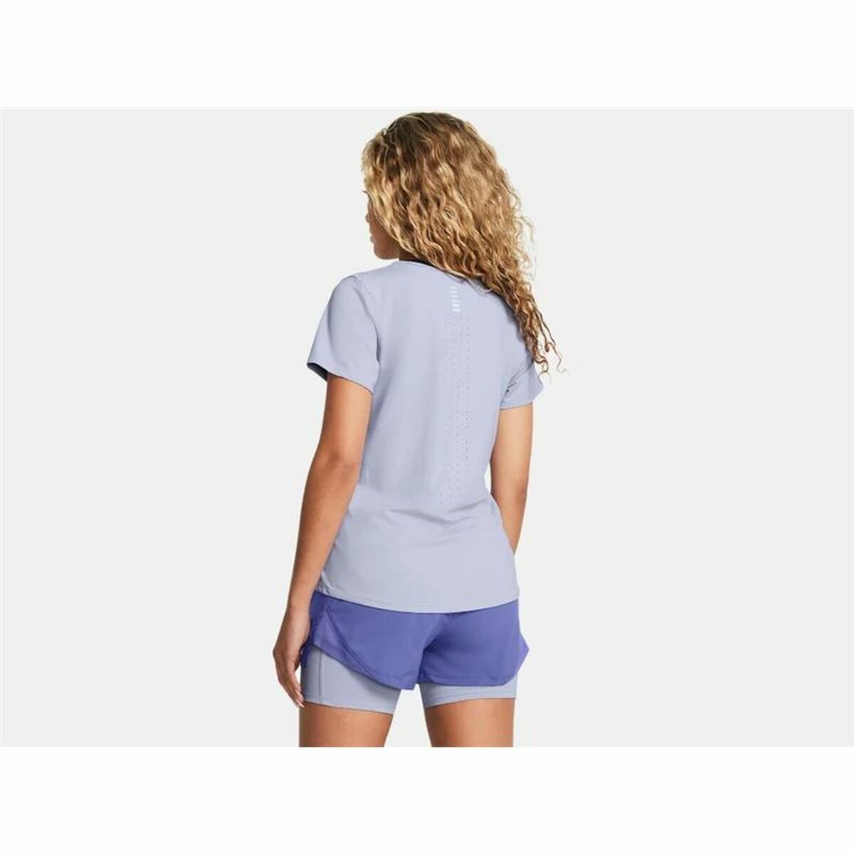 T-shirt Under Armour Launch Elite SS Purpur - 4
