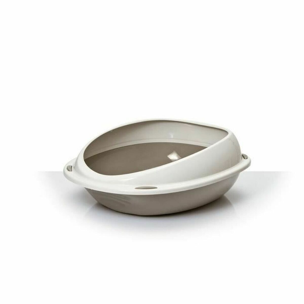 Kattlåda Aimé 45 x 36 x 15,5 cm Beige Beige-brun (taupe) Plast - 3