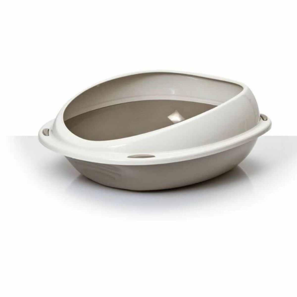 Kattlåda Aimé 45 x 36 x 15,5 cm Beige Beige-brun (taupe) Plast