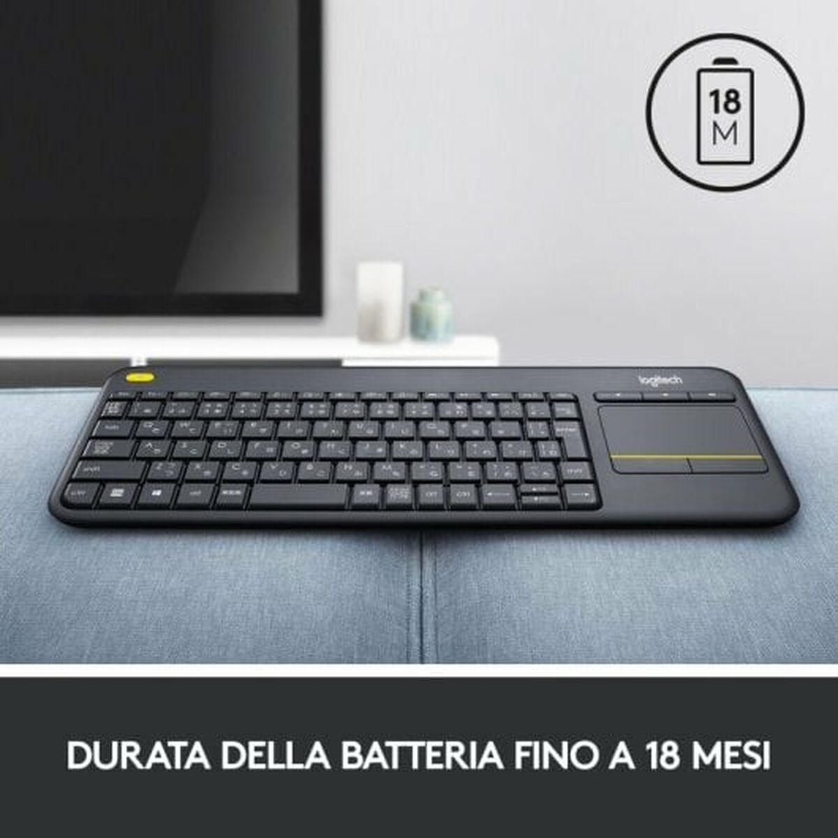 Tangentbord Logitech 920-007135 Grå QWERTY - 7