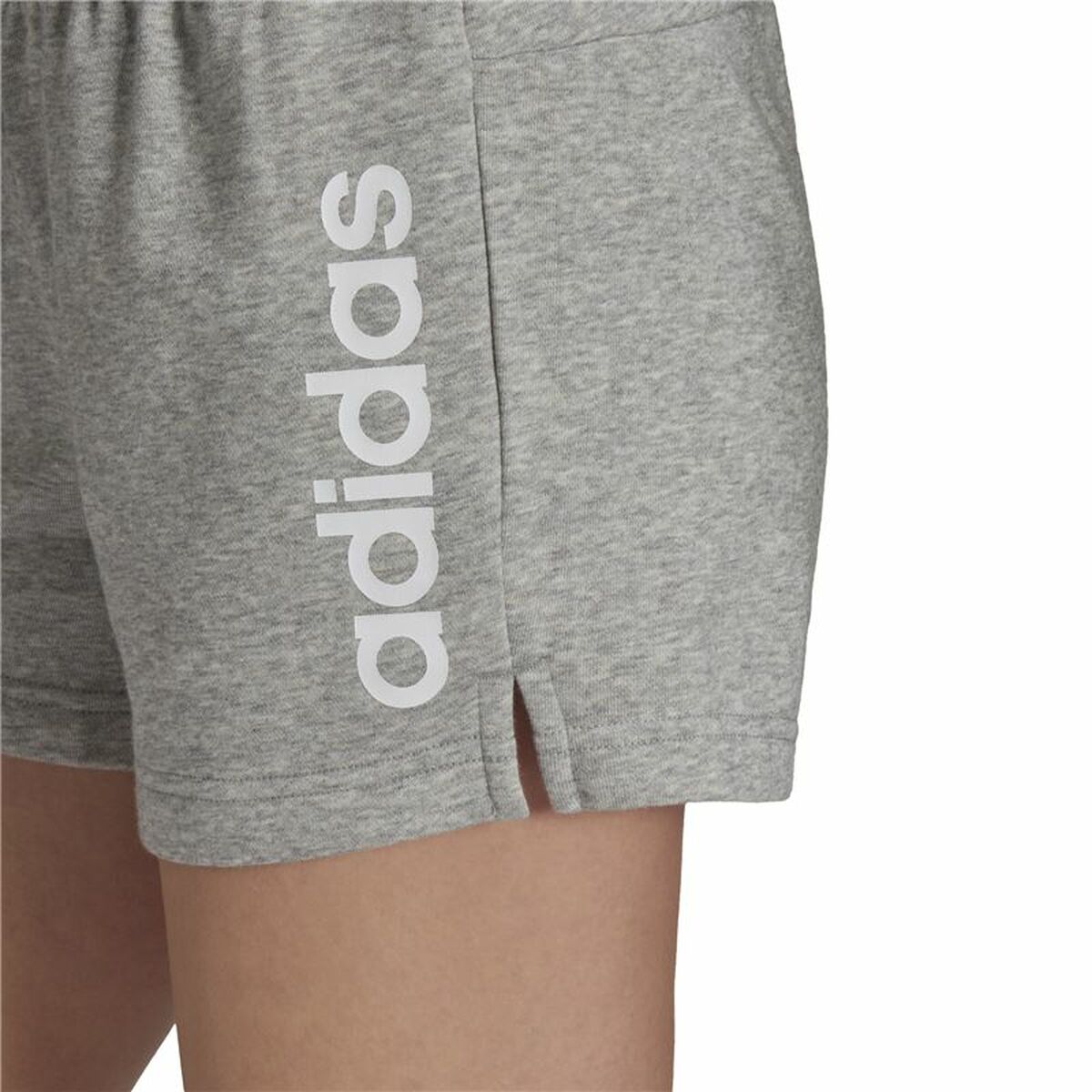Sportshorts för kvinnor Adidas Essentials Slim Logo Grå - 5