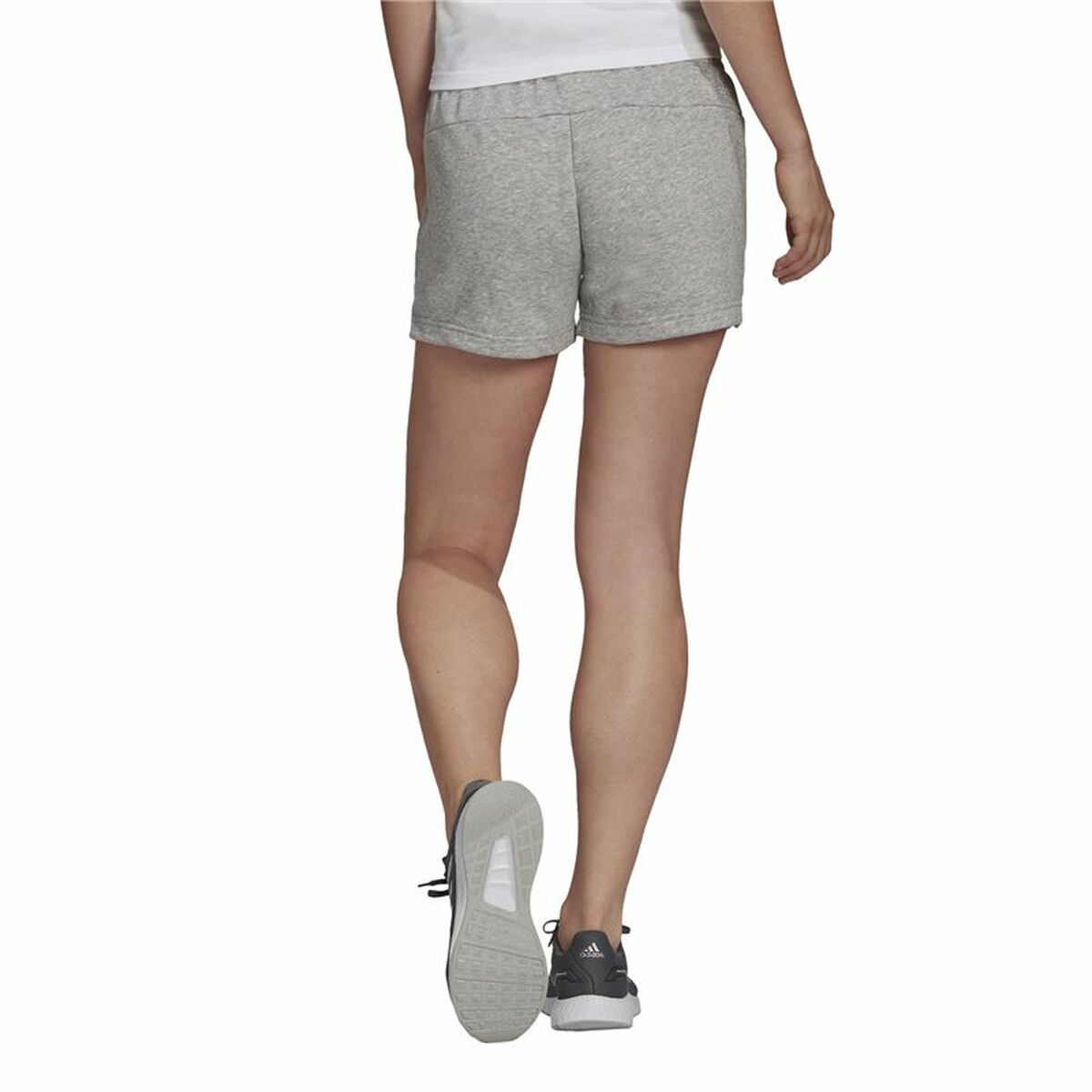 Sportshorts för kvinnor Adidas Essentials Slim Logo Grå - 3