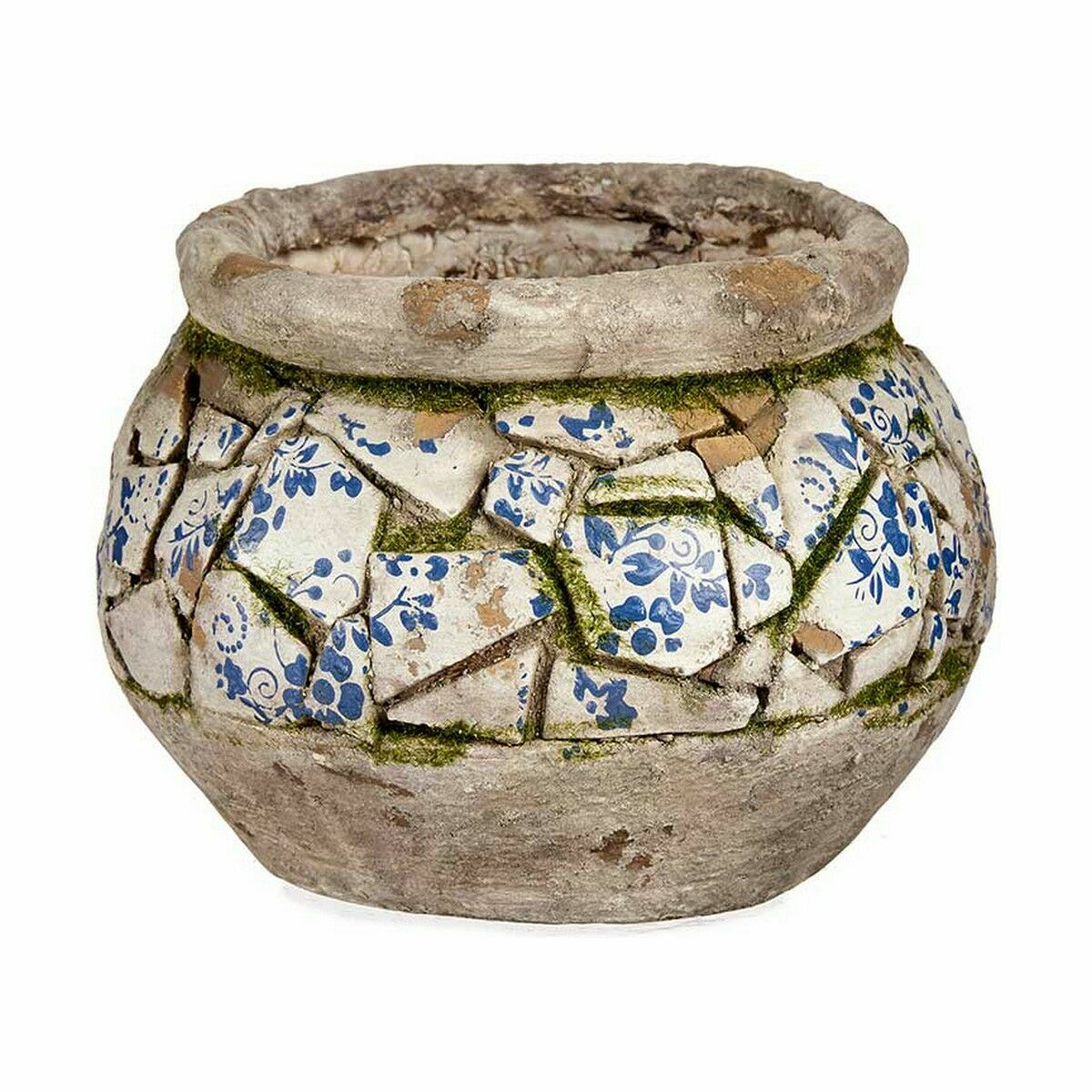 Dekorativ Trädgårdsfigur Ibergarden Polyresin Vas 28 x 19,5 x 28 cm (2 antal) - 2