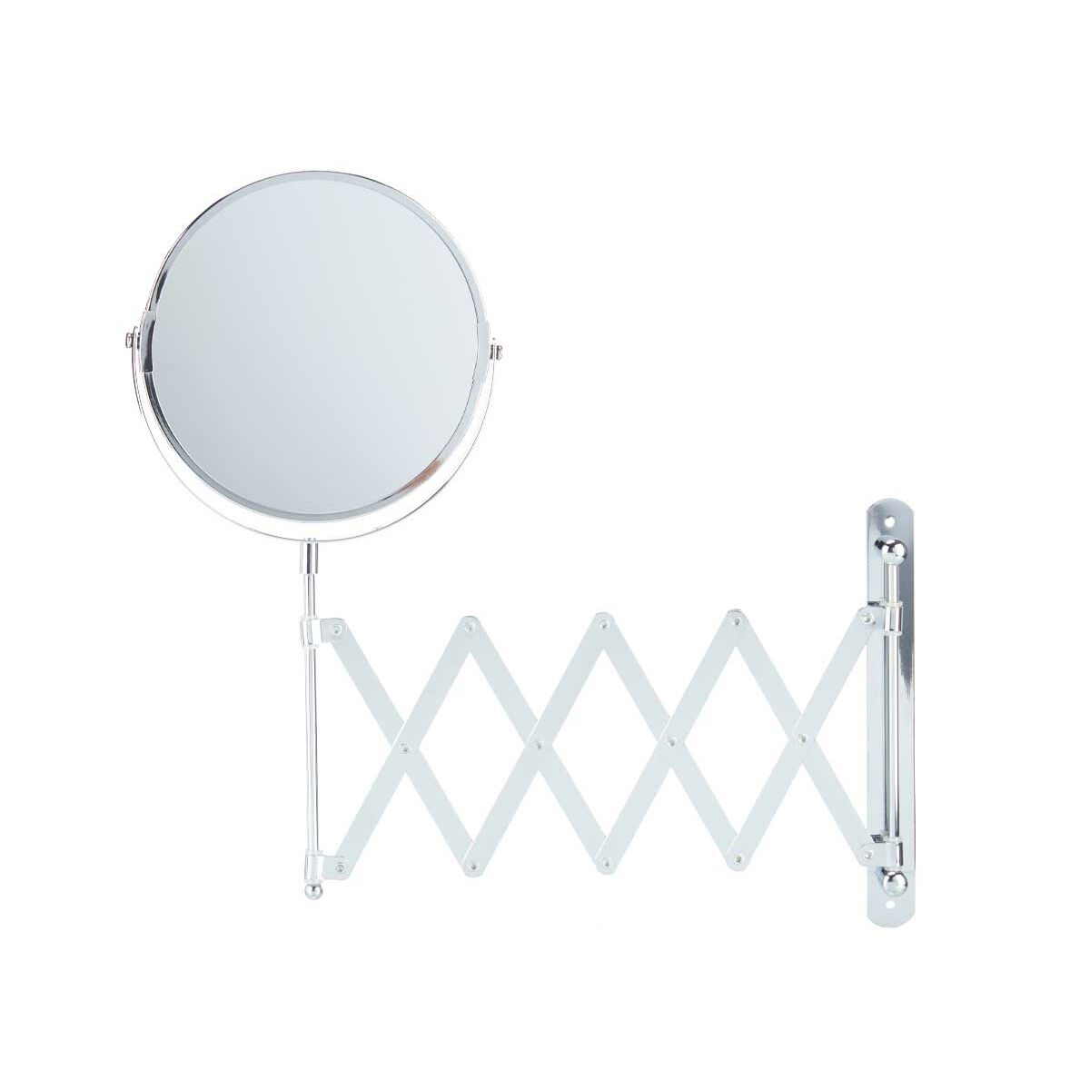 Förstorande Spegel Berilo B1613 - 345 Metall Utdragbar Ø 17 cm (6 antal) - 2