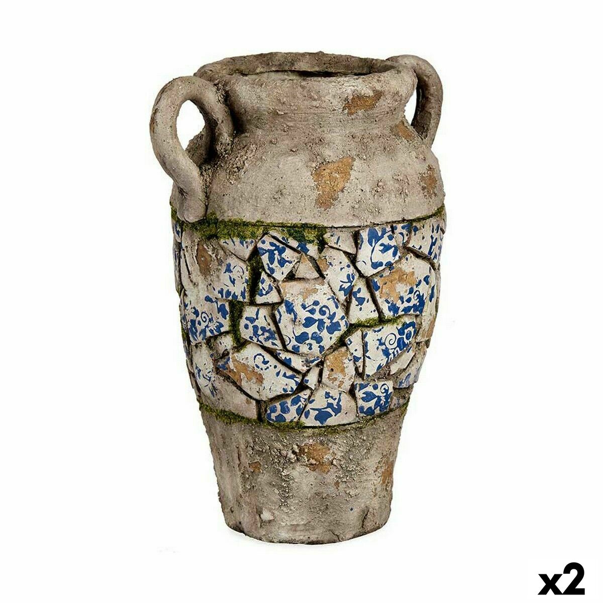 Dekorativ Trädgårdsfigur Ibergarden Polyresin Vas 21 x 34,5 x 28 cm (2 antal) - 3