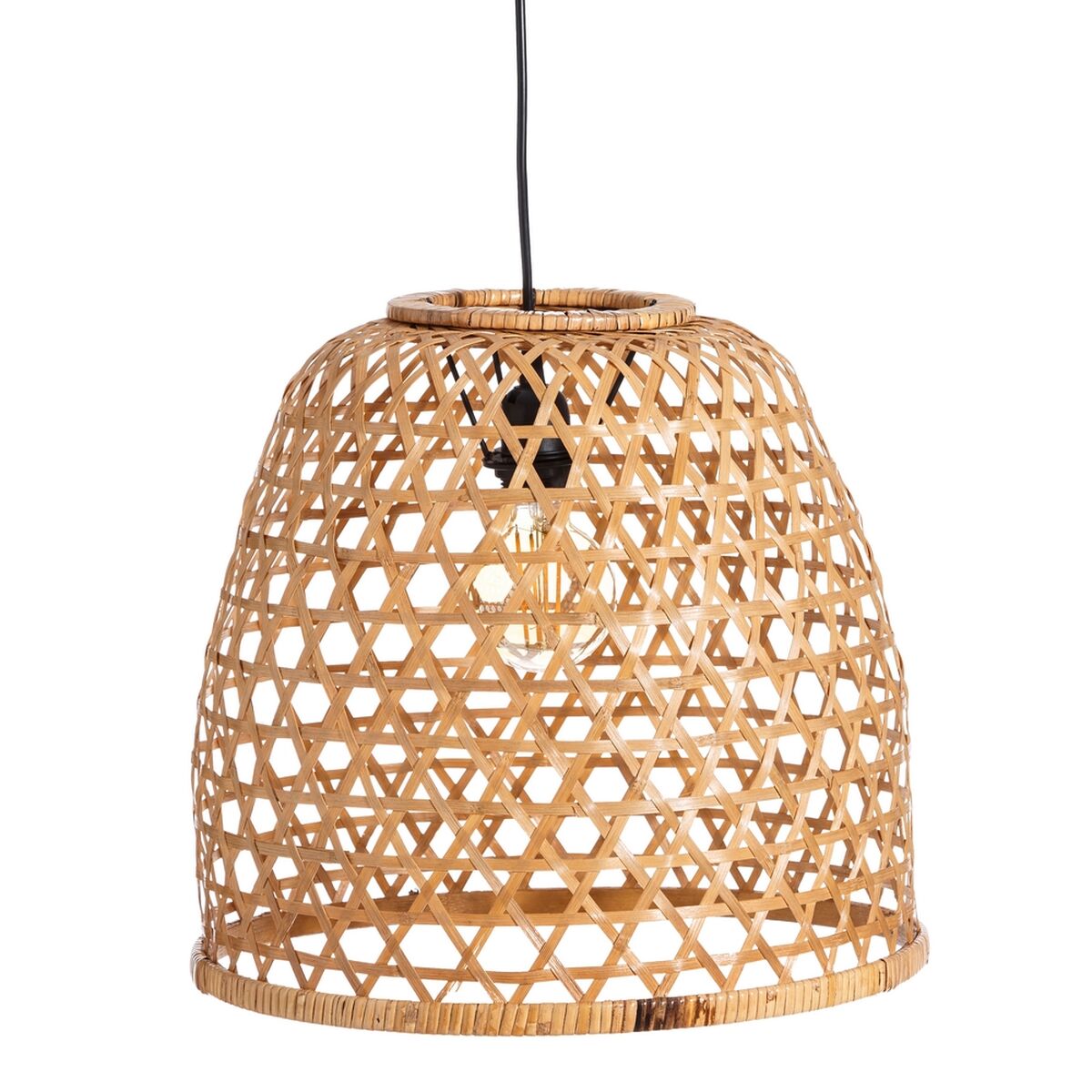 Taklampa Naturell Bambu 42 x 42 x 42 cm (2 antal) - 6