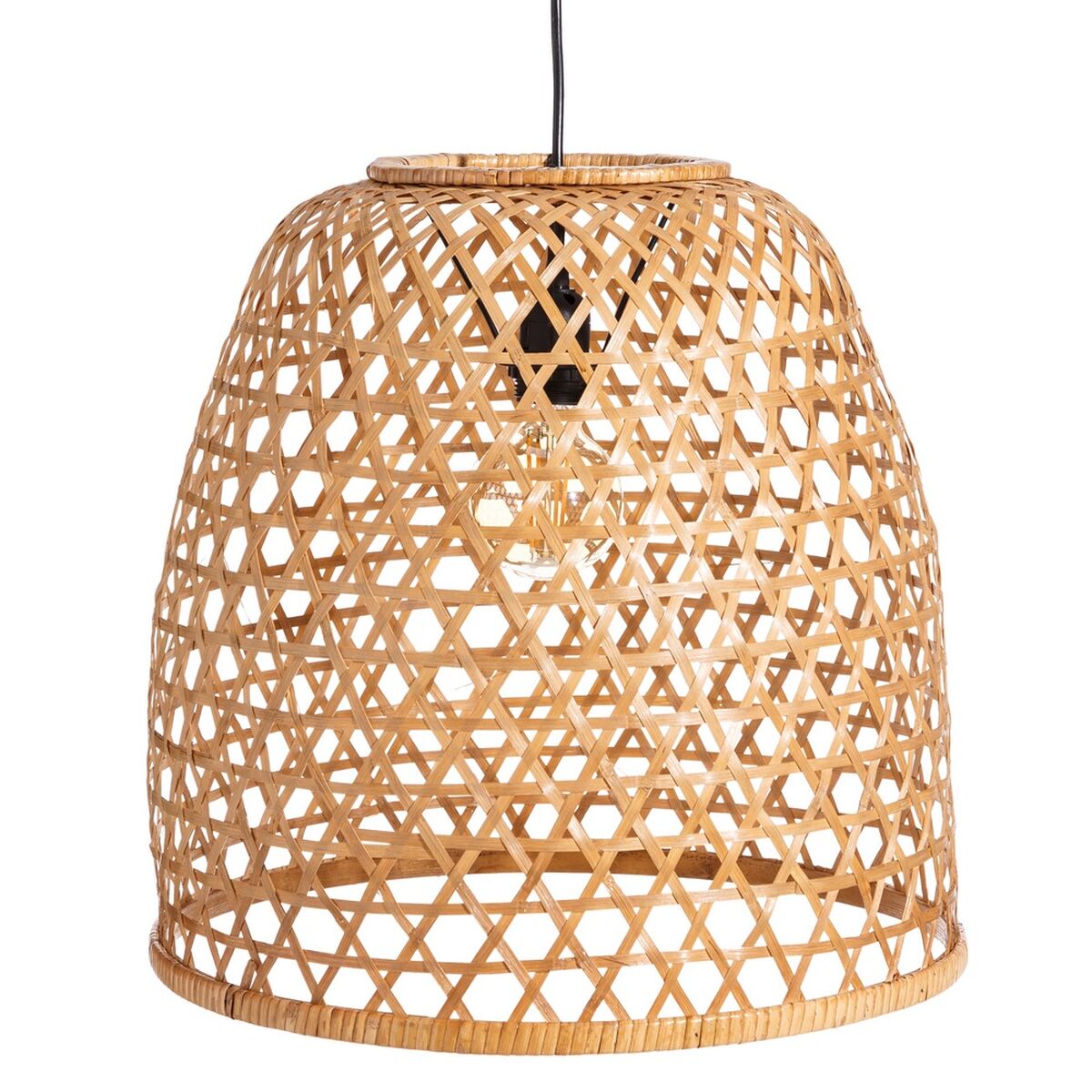 Taklampa Naturell Bambu 42 x 42 x 42 cm (2 antal) - 7