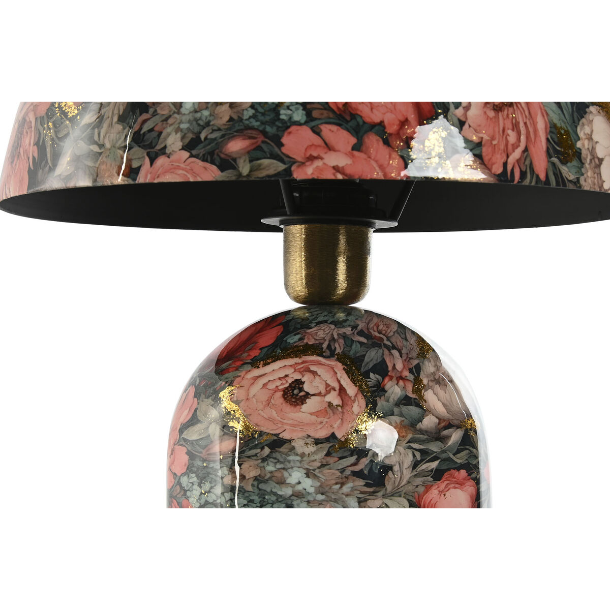 Bordslampa Home ESPRIT Multicolour Rosa Metall 4 W 220 V 31 x 31 x 44,5 cm - 3