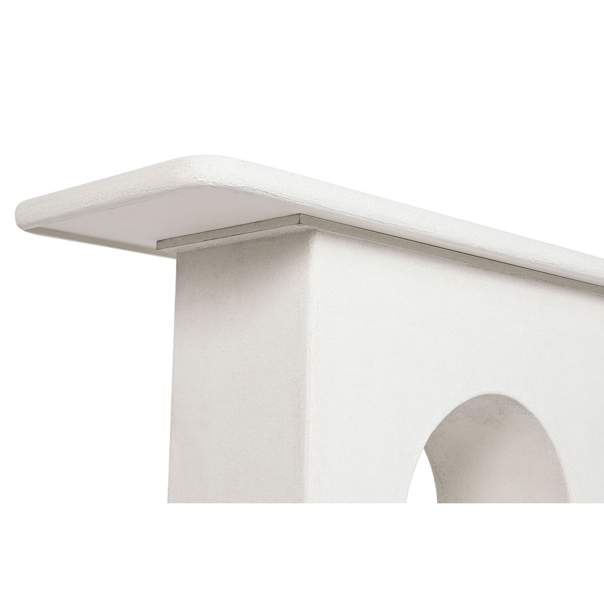 Konsol Home ESPRIT Gul Vit Gran Trä MDF 120 x 40 x 80 cm - 4