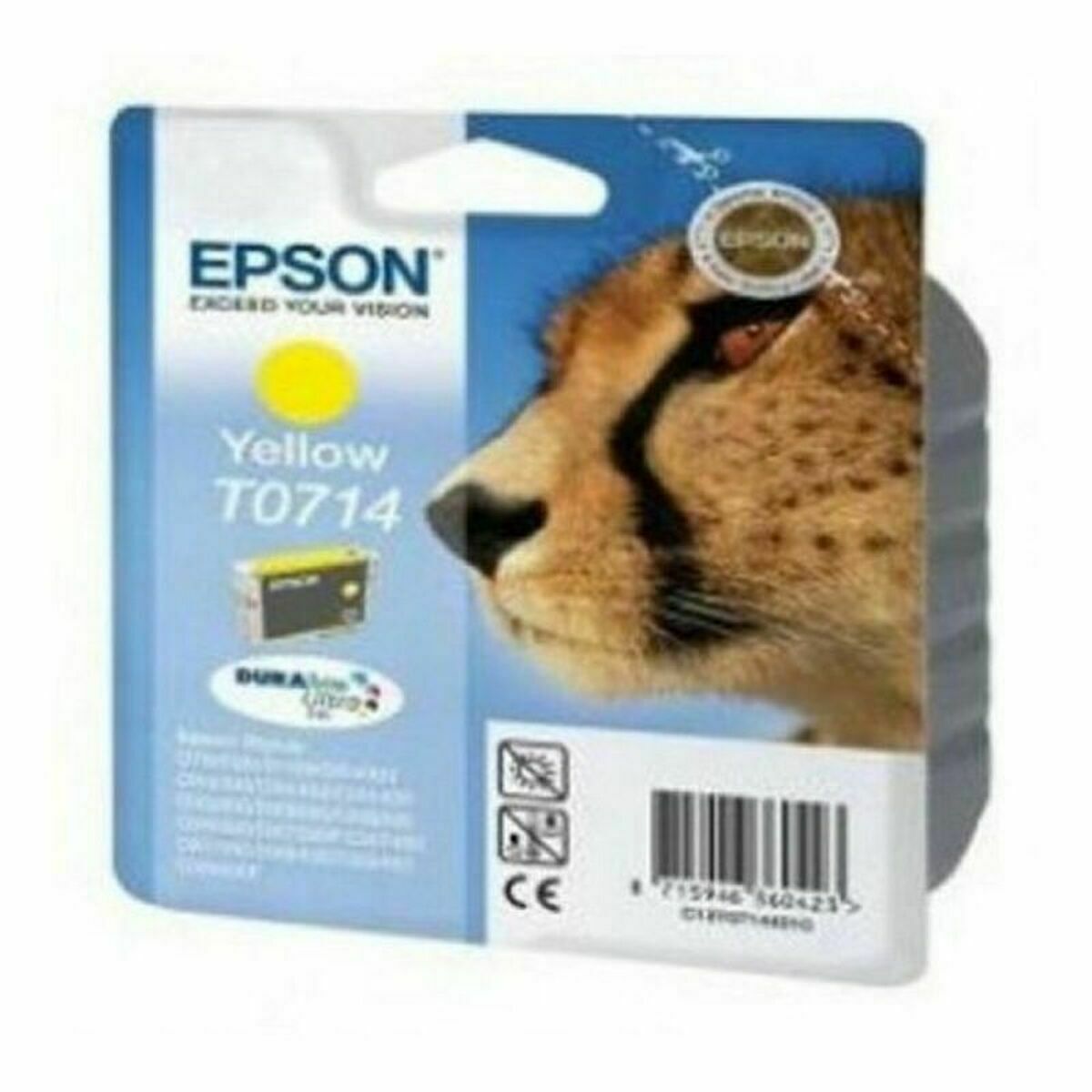 Original Bläckpatron Epson T0714 Gul - 2