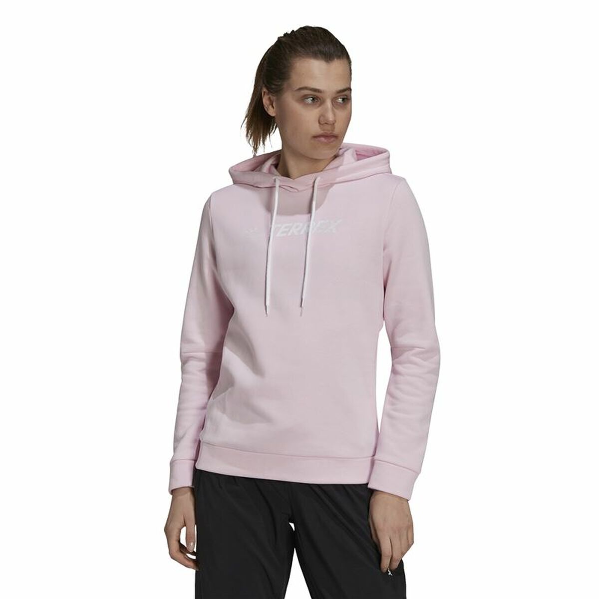 Tröja med huva Dam Adidas Terrex Lavendel - 13