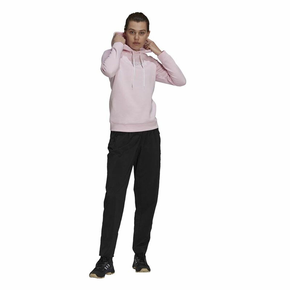 Tröja med huva Dam Adidas Terrex Lavendel - 11