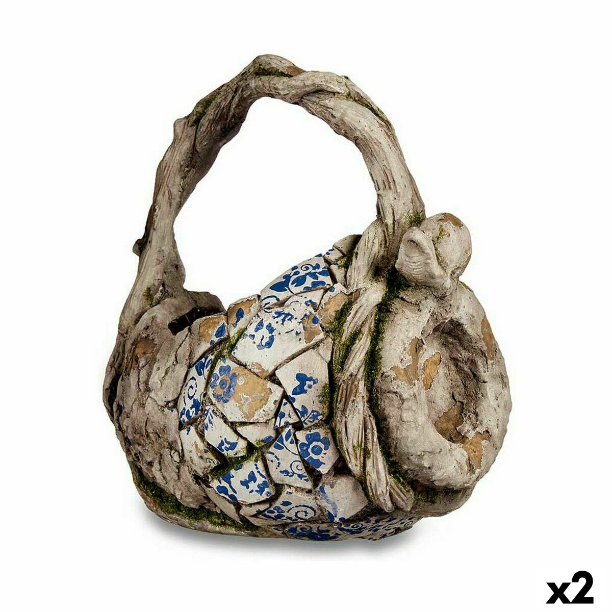 Dekorativ Trädgårdsfigur Ibergarden Polyresin Vas 23,5 x 35 x 31 cm (2 antal) - 3