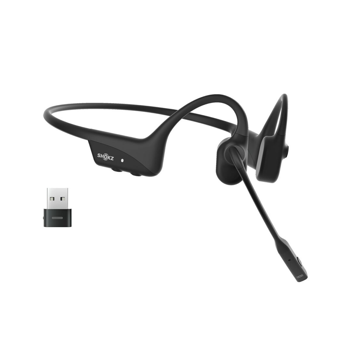 Trådlösa hörlurar med mikrofon Shokz C110-AA-BK Svart
