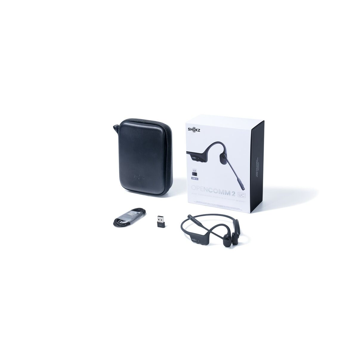 Trådlösa hörlurar med mikrofon Shokz C110-AA-BK Svart - 2