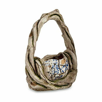 Dekorativ Trädgårdsfigur Ibergarden Polyresin Vas 17 x 44 x 34,5 cm (2 antal)
