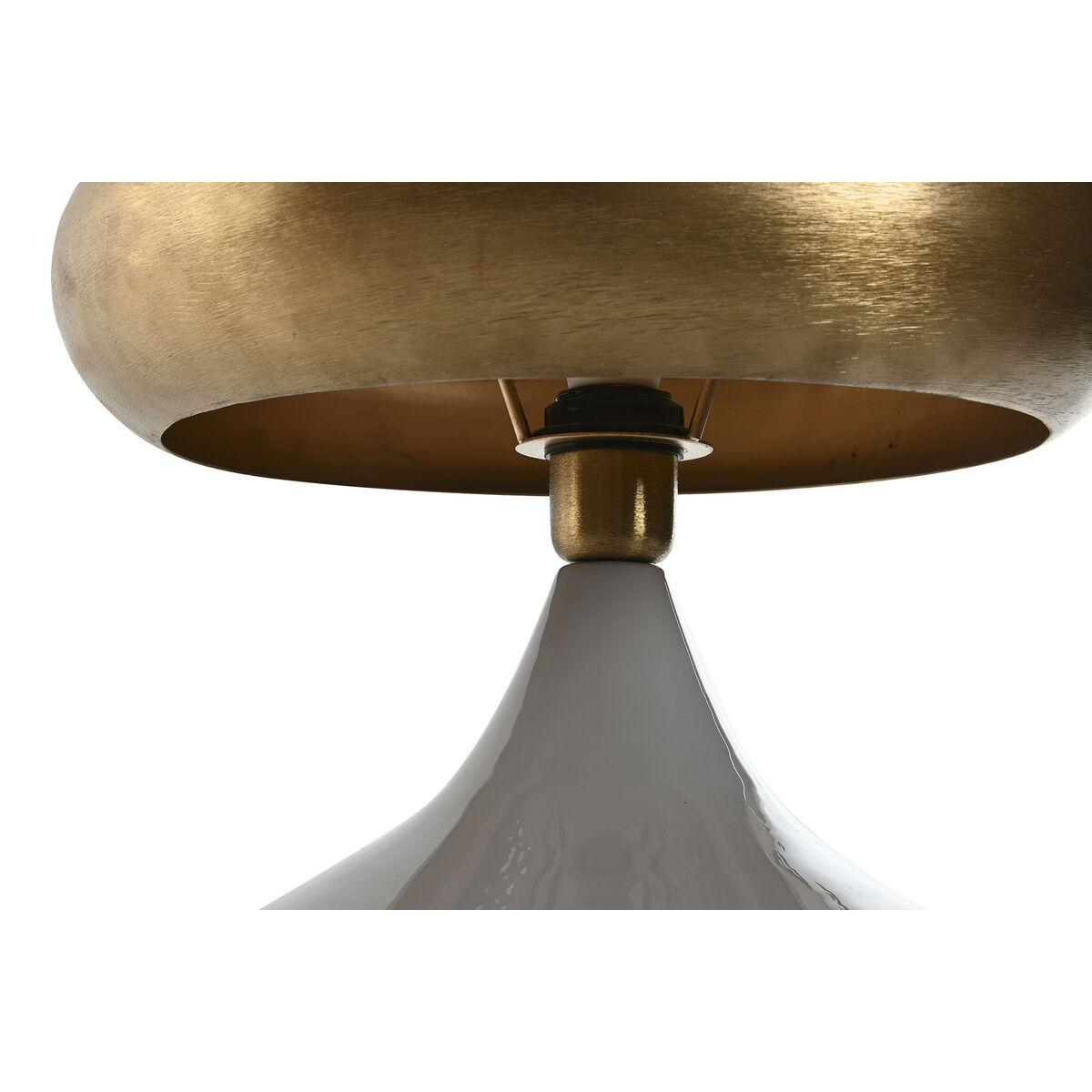 Bordslampa Home ESPRIT Grå Gyllene Metall 4 W 220 V 36 x 36 x 37,5 cm - 4