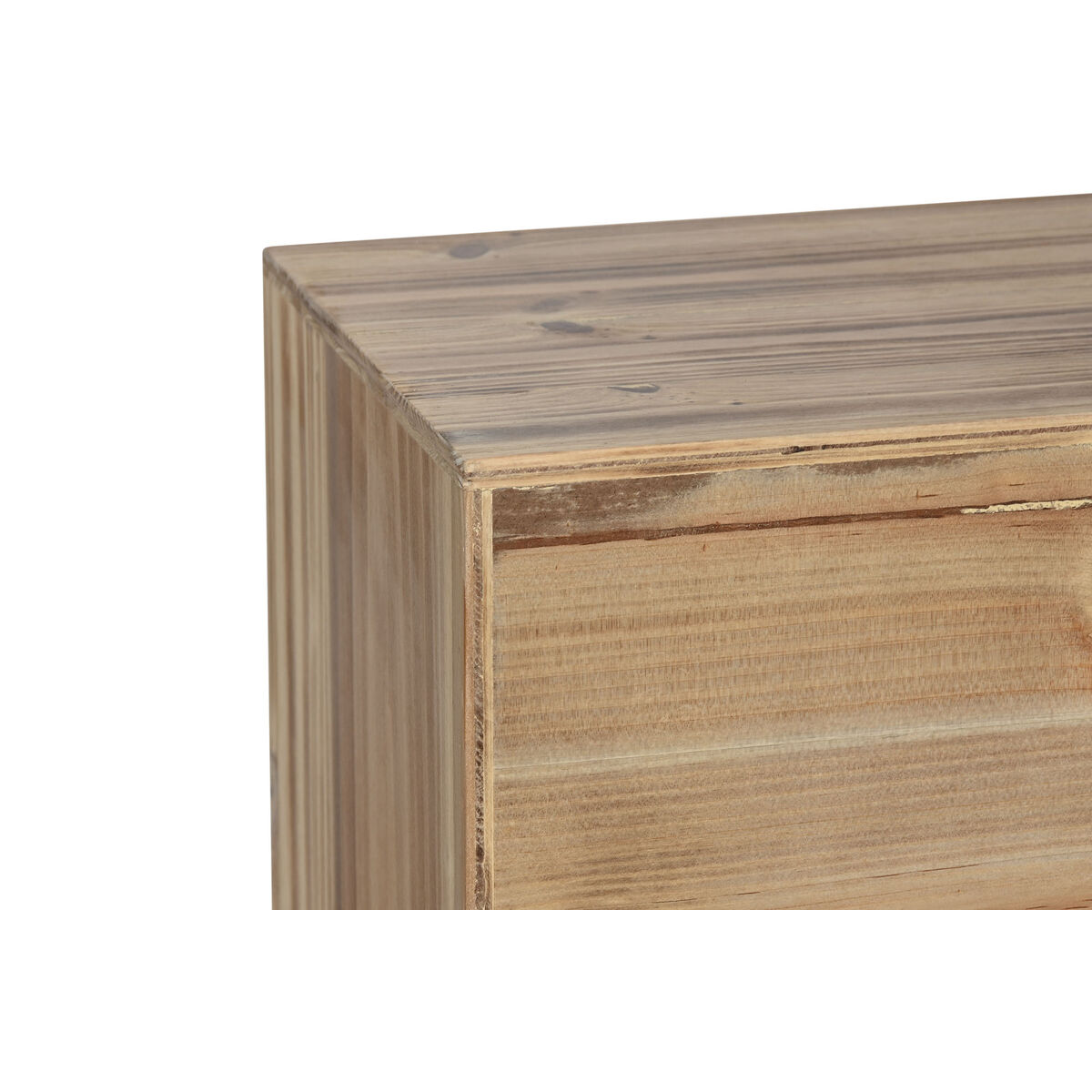 TV-möbler Home ESPRIT Svart Naturell Gran Trä MDF 130 x 24 x 51 cm - 8