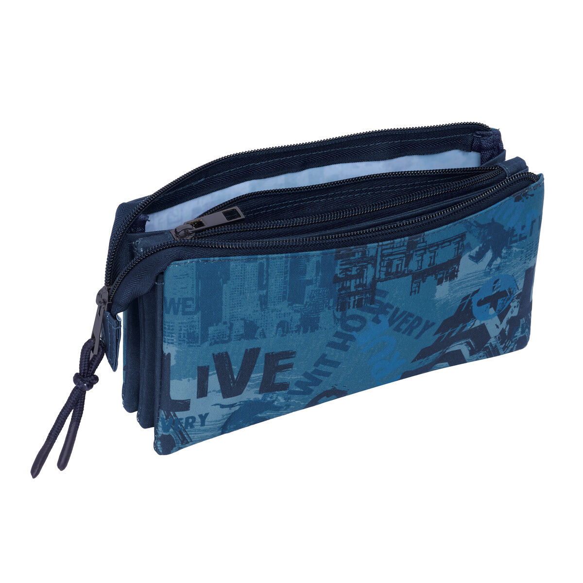 Bag Safta New edition Marinblå 22 x 12 x 3 cm - 2