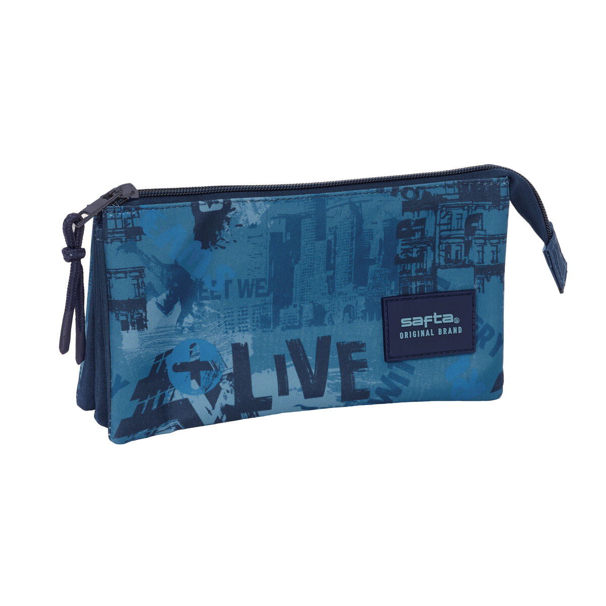 Bag Safta New edition Marinblå 22 x 12 x 3 cm