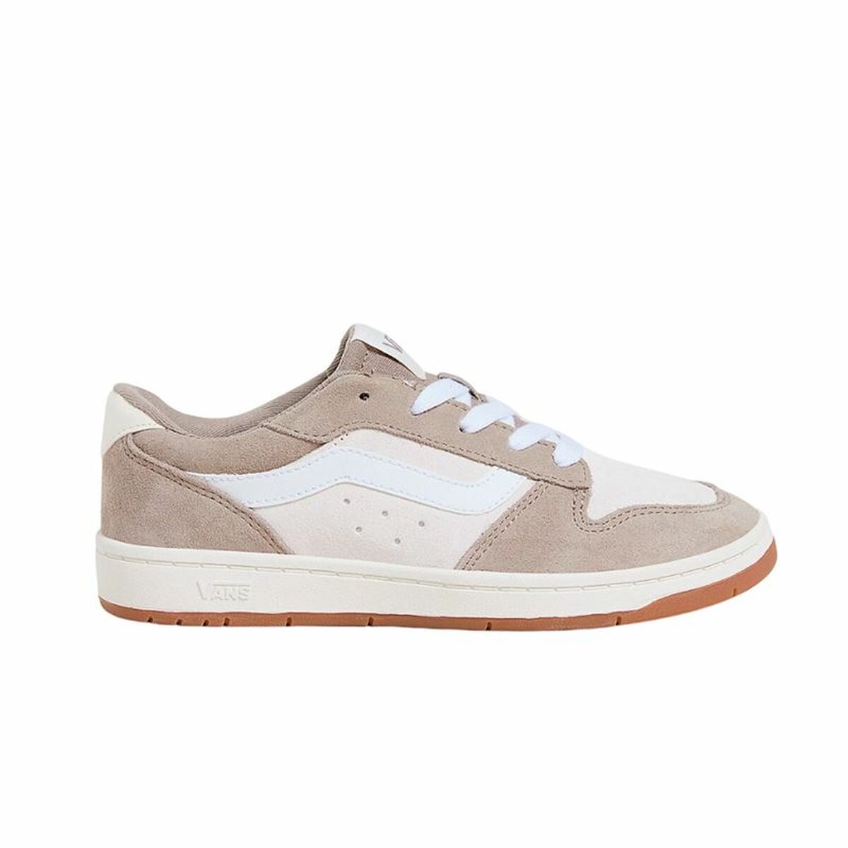 Gymnastiksko, Dam Vans Ryland Ls Sucv Moonr Beige