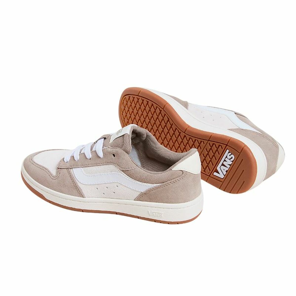 Gymnastiksko, Dam Vans Ryland Ls Sucv Moonr Beige - 3