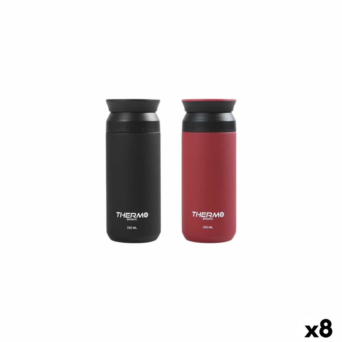 Vattenflaska ThermoSport Rostfritt stål 350 ml 0,35 L (8 antal)