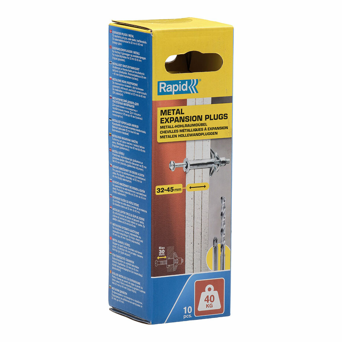 Pluggar och skruv Rapid 5001552 Ø 11 x 80 mm M5 x 89 mm Metall Expansion 10 antal - 3
