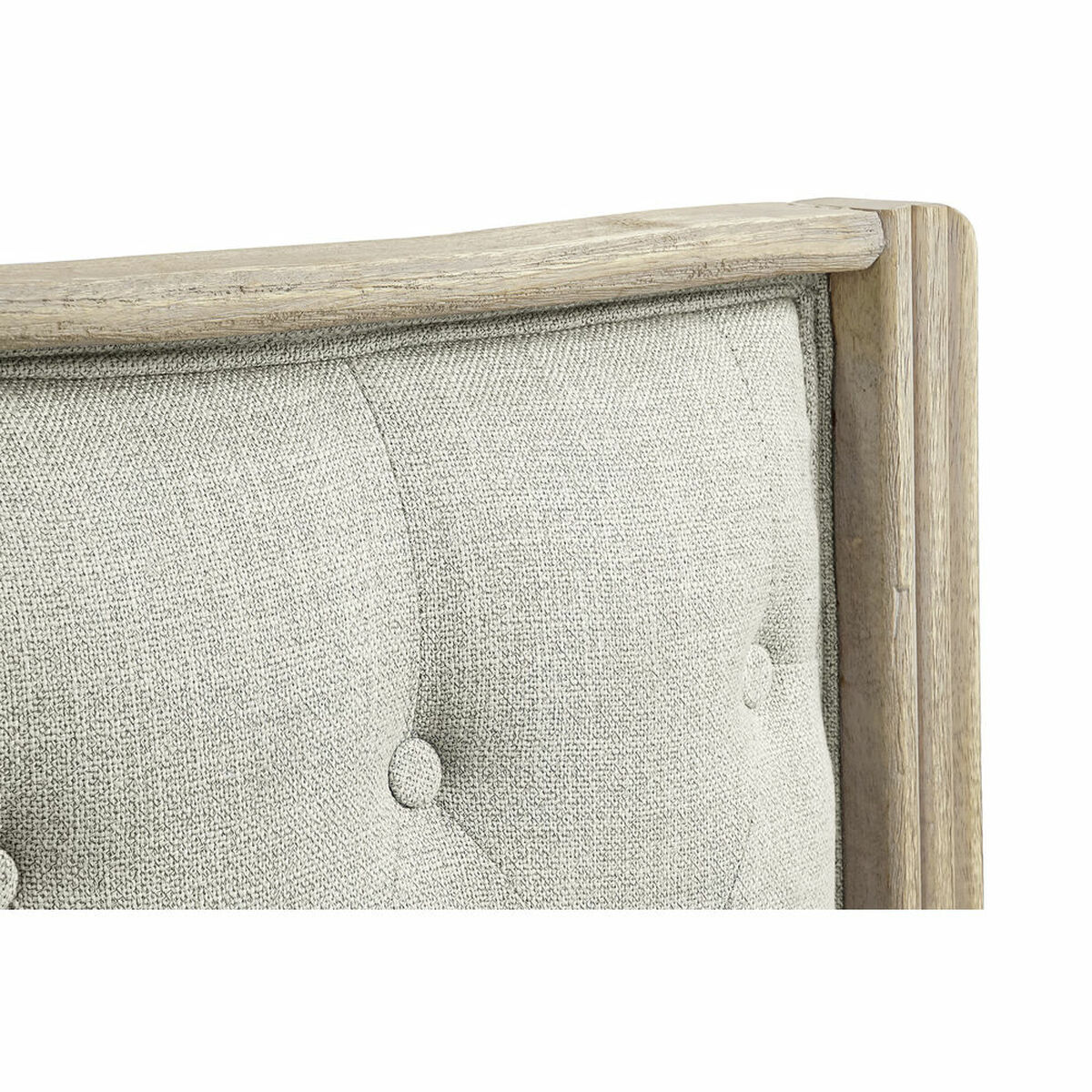 Sänggavel DKD Home Decor Beige Naturell Trä Gummiträ 180 x 10 x 120 cm - 3