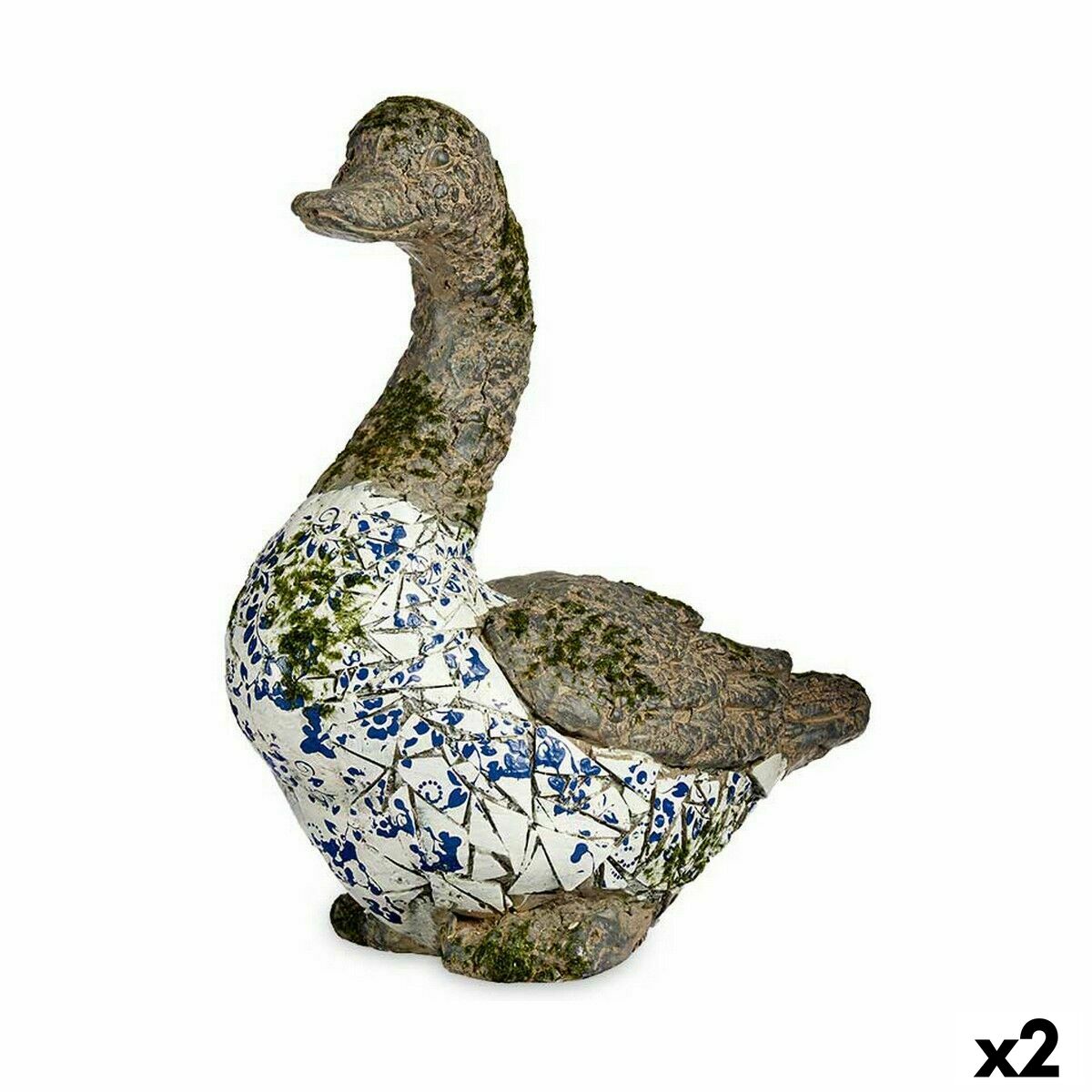 Dekorativ Trädgårdsfigur Ibergarden Polyresin Anka 17 x 42 x 40 cm (2 antal) - 3