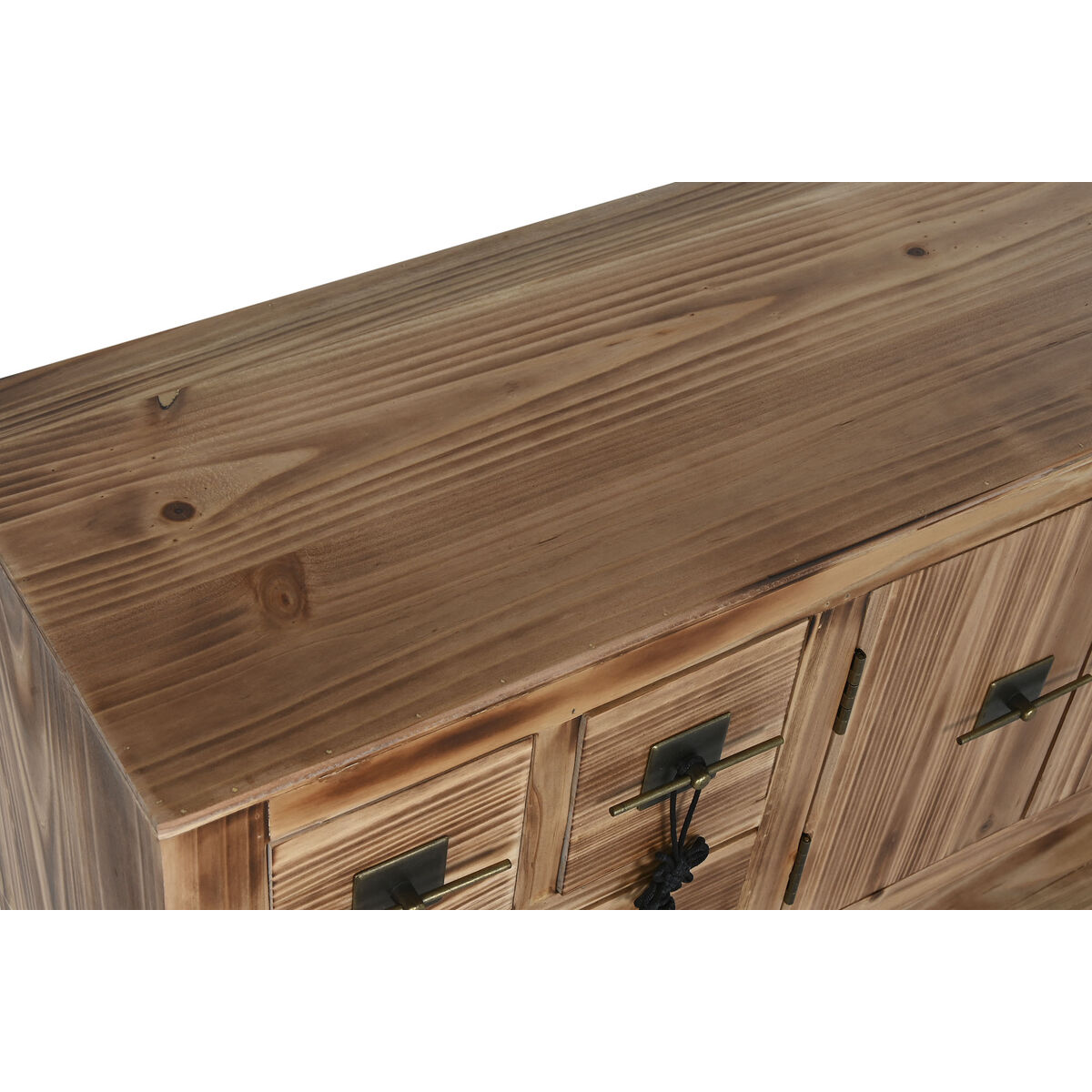 Konsol Home ESPRIT Svart Gran Trä MDF 96 x 24 x 79 cm - 5