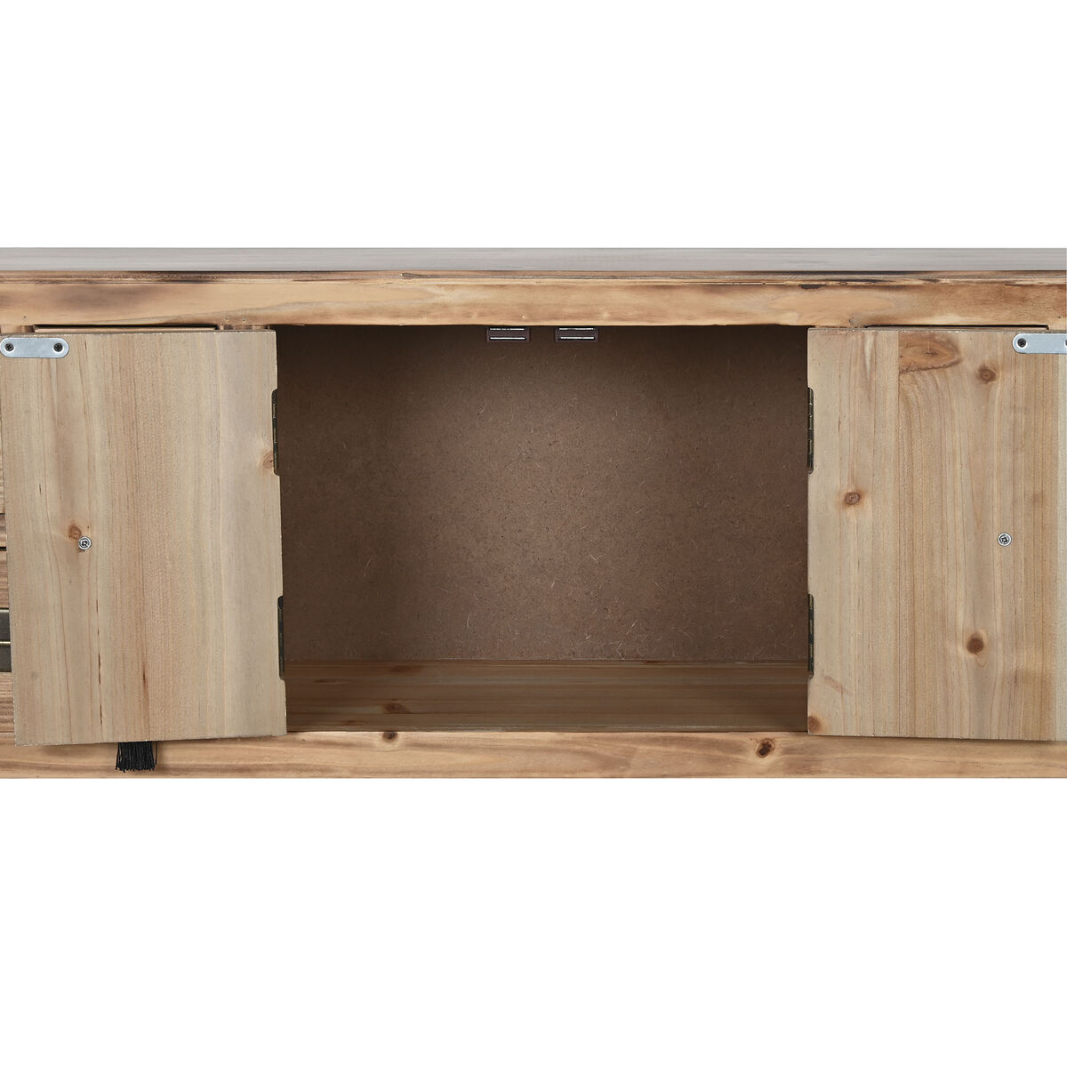 Konsol Home ESPRIT Svart Gran Trä MDF 96 x 24 x 79 cm - 3