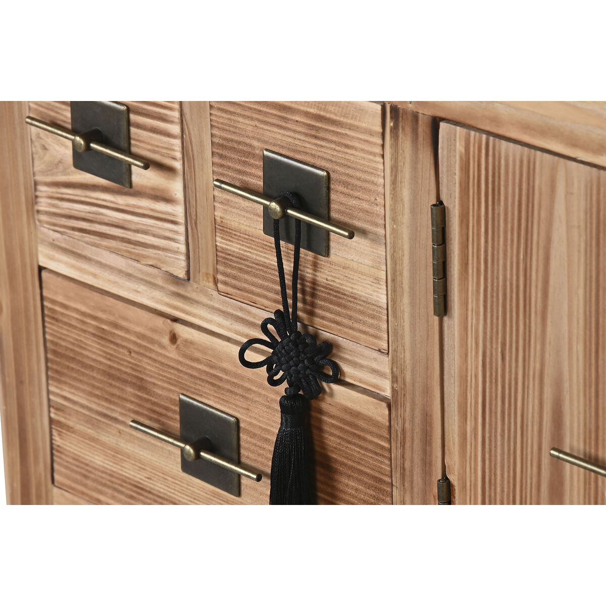 Konsol Home ESPRIT Svart Gran Trä MDF 96 x 24 x 79 cm - 6