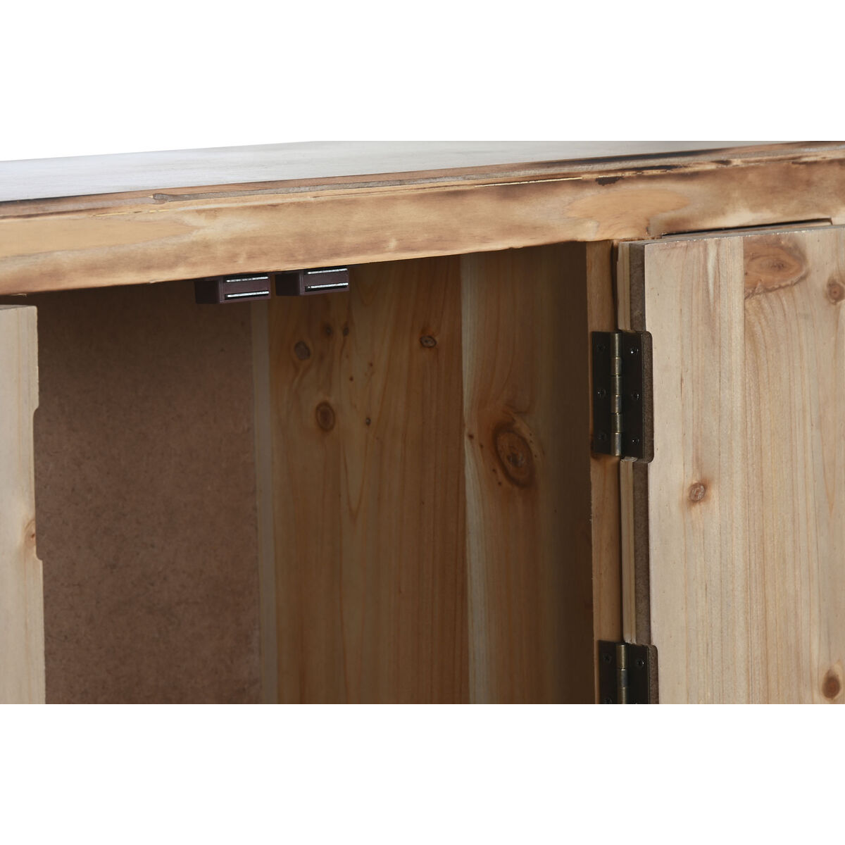 Konsol Home ESPRIT Svart Gran Trä MDF 96 x 24 x 79 cm - 7