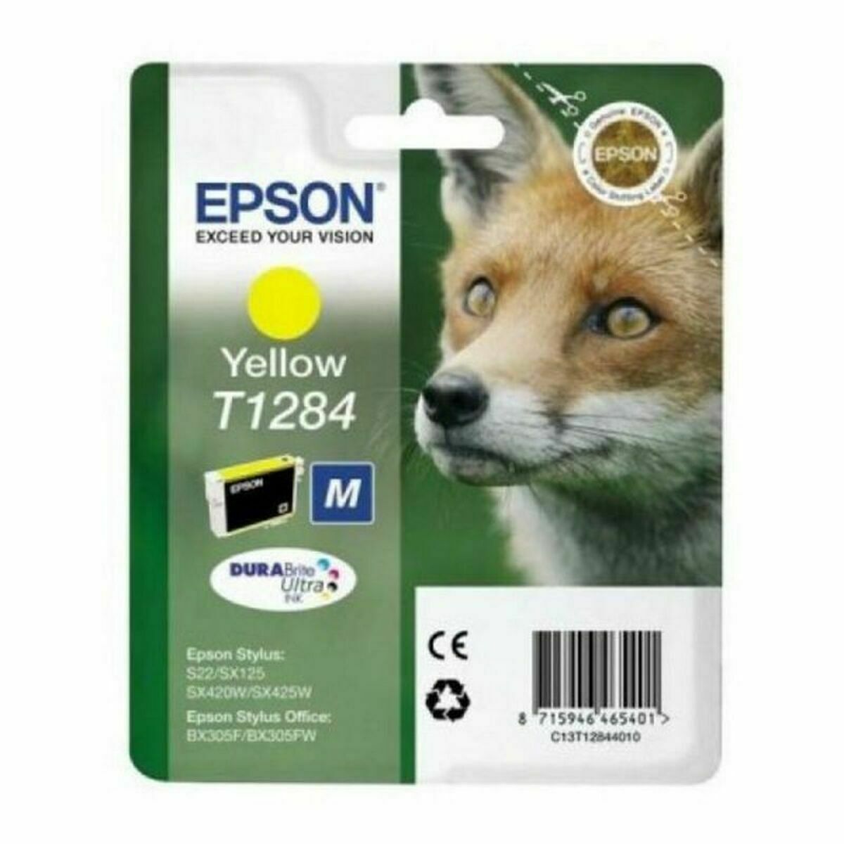 Original Bläckpatron Epson C13T12844012 Gul - 2
